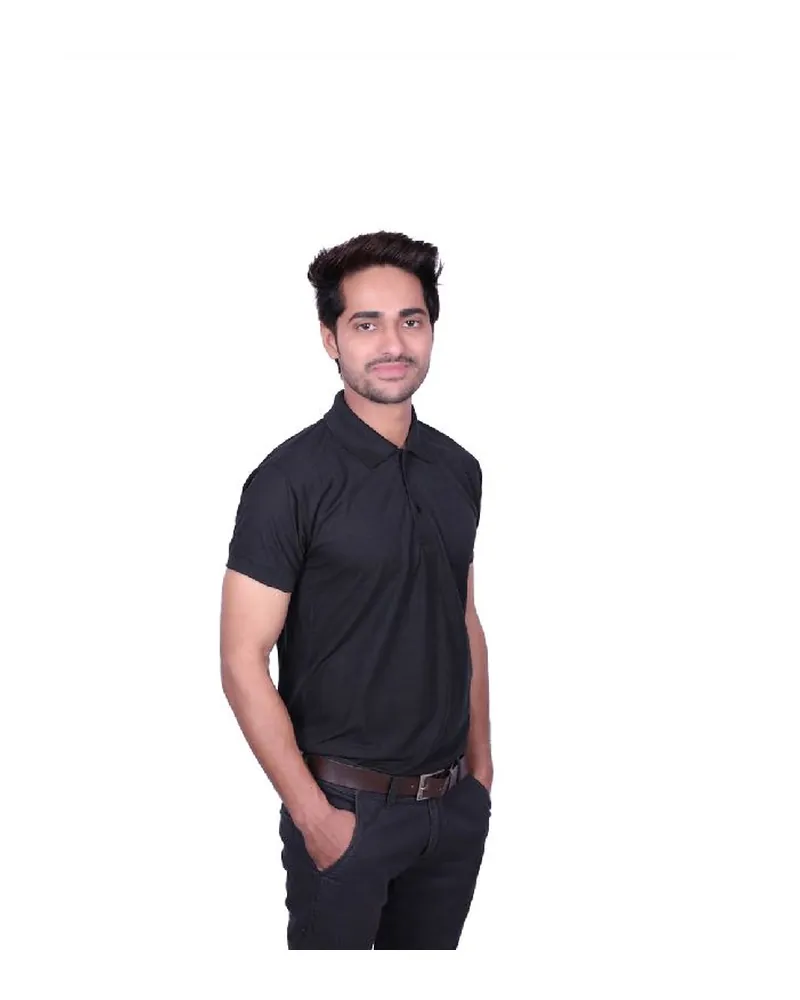 Men's Cotton Poly Combed (CPC) Polo T-Shirt - Side