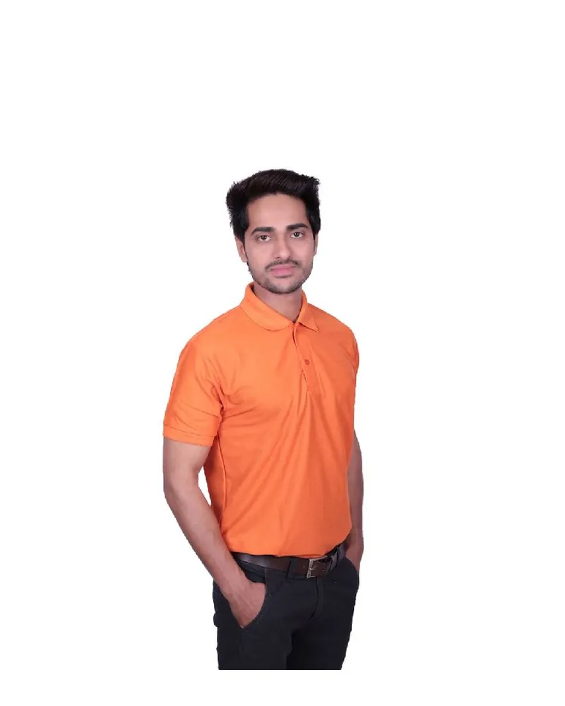 Men's Everyday Spun Polyester Polo T-Shirt - Side