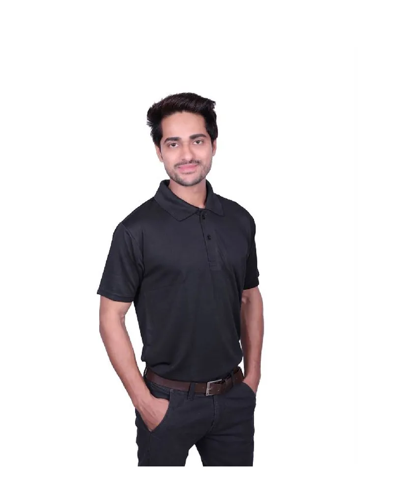 Men's Performance Dry-Fit Polo T-Shirt - Side