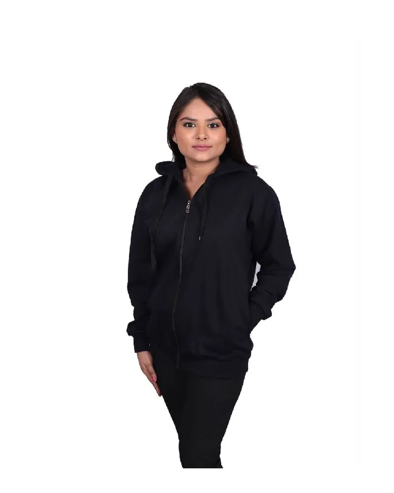 Women's Heavyweight Fleece Full-Zip Hoodie - Side