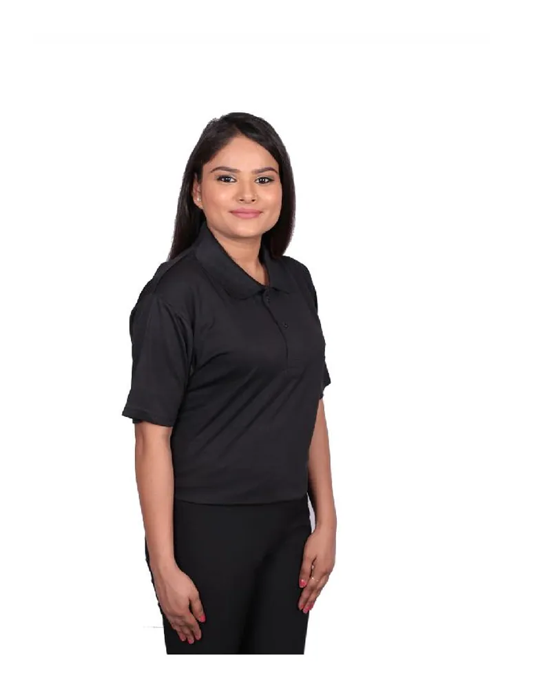 Women's Performance Dry-Fit Polo T-Shirt - Side