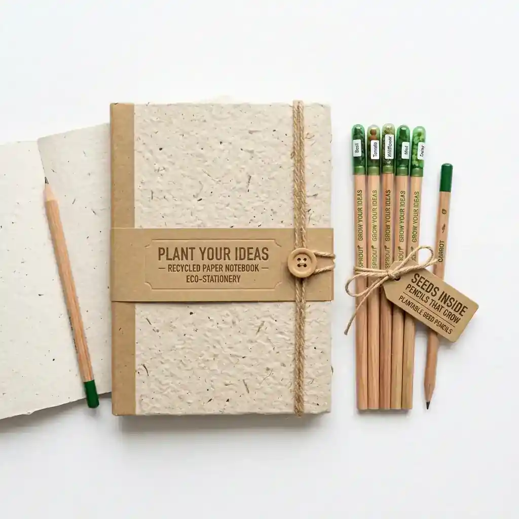 Plantable Seed Paper Stationery Gift Set