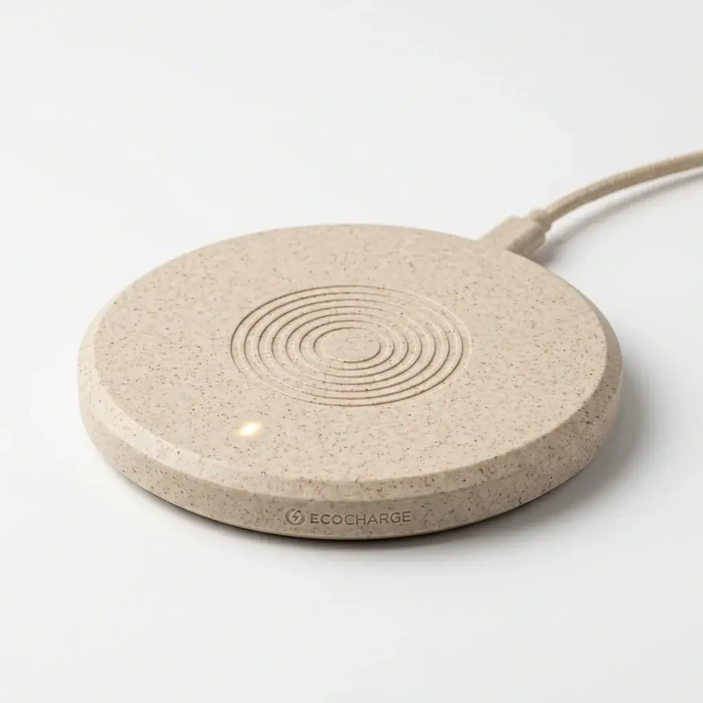 Wheat Straw Fast Wireless Charging Pad