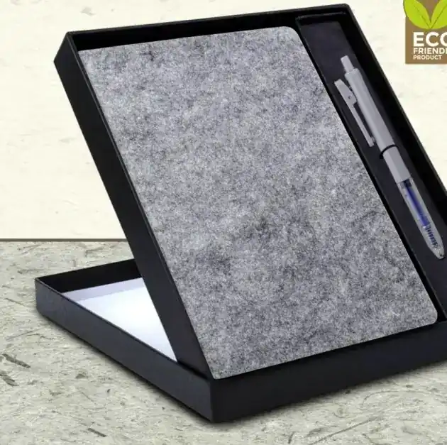 Q150 Ecofelt Notebook & Gel Pen Gift Set