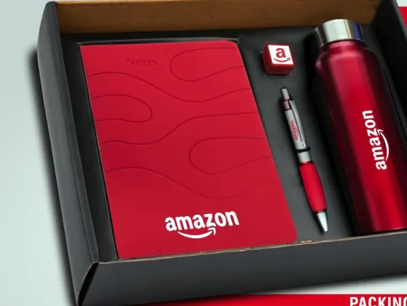 Q57A SS Bottle + Notebook Gift Set