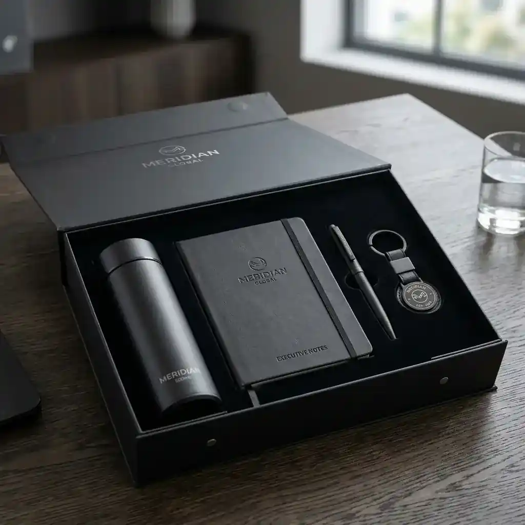 Executive Luxe Corporate 4-in-1 Gift Box