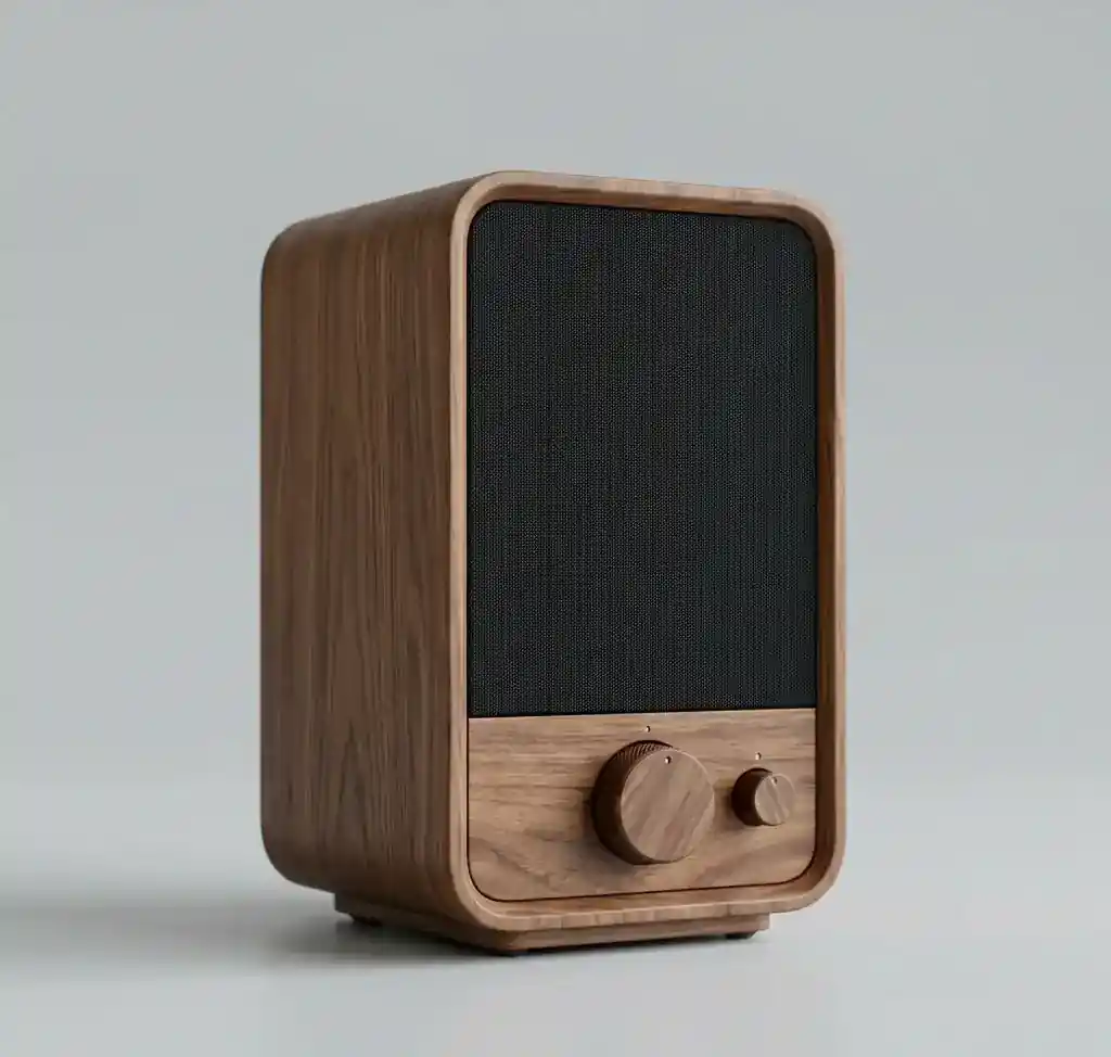 S500 Retro Wood Speaker